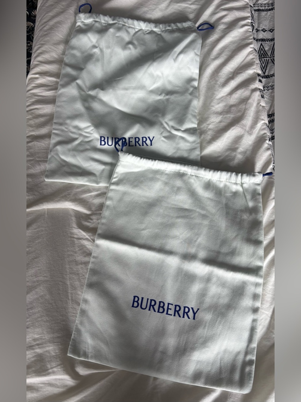 Burberry dust bags